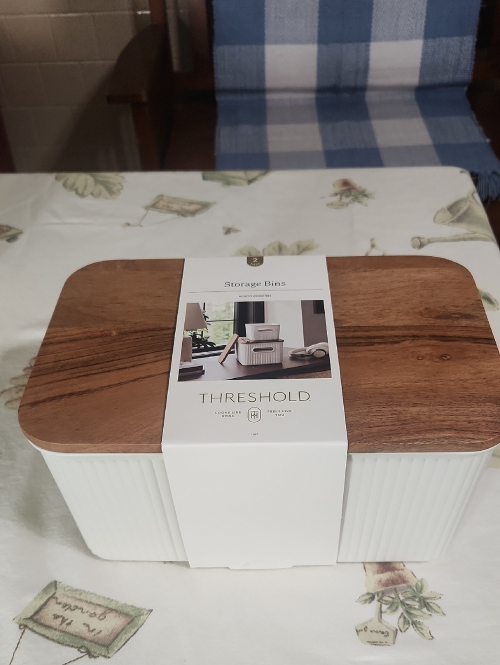 THRESHOLD STORAGE BINS